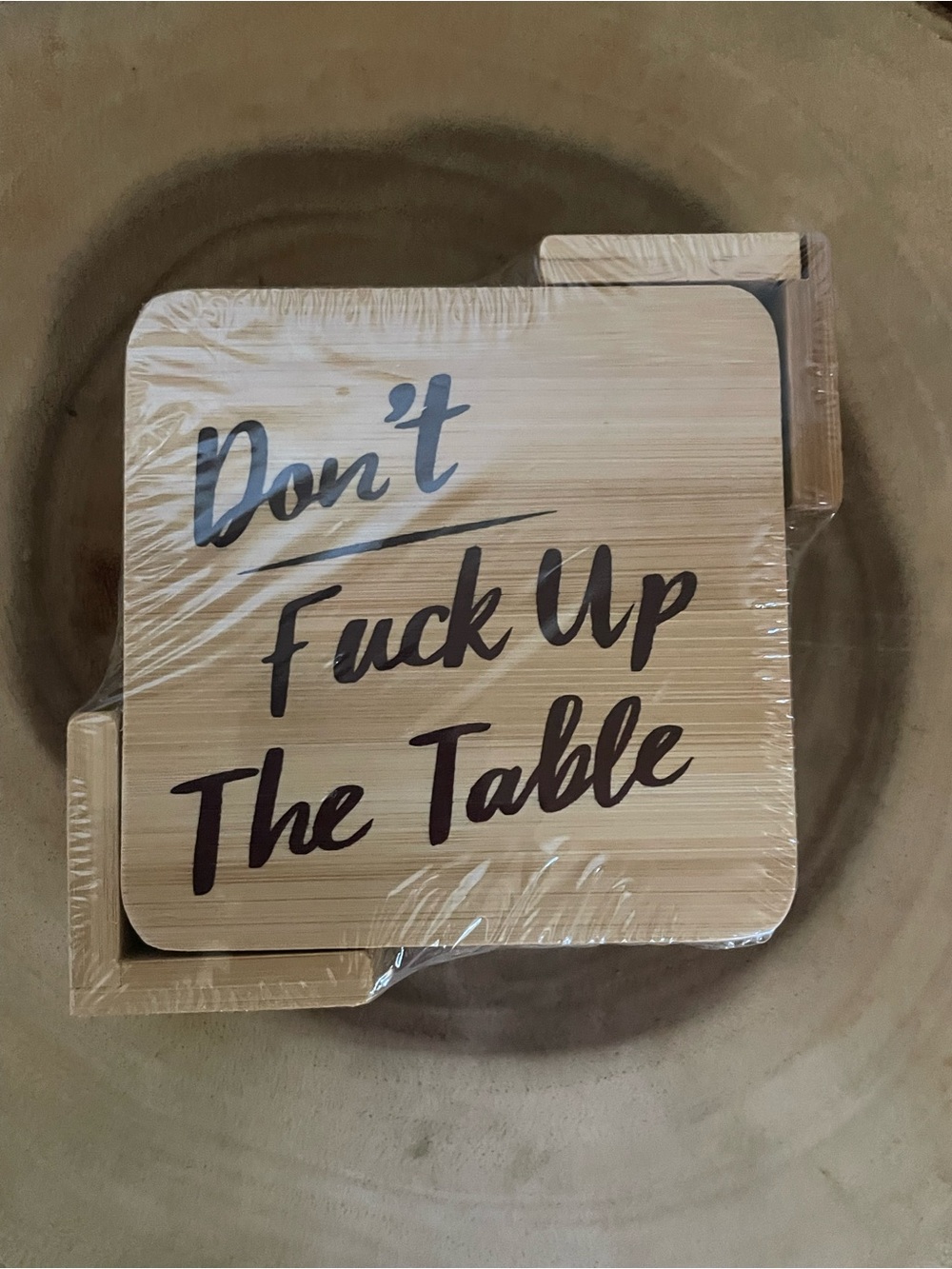 Don’t Fudge up the Table Coasters
